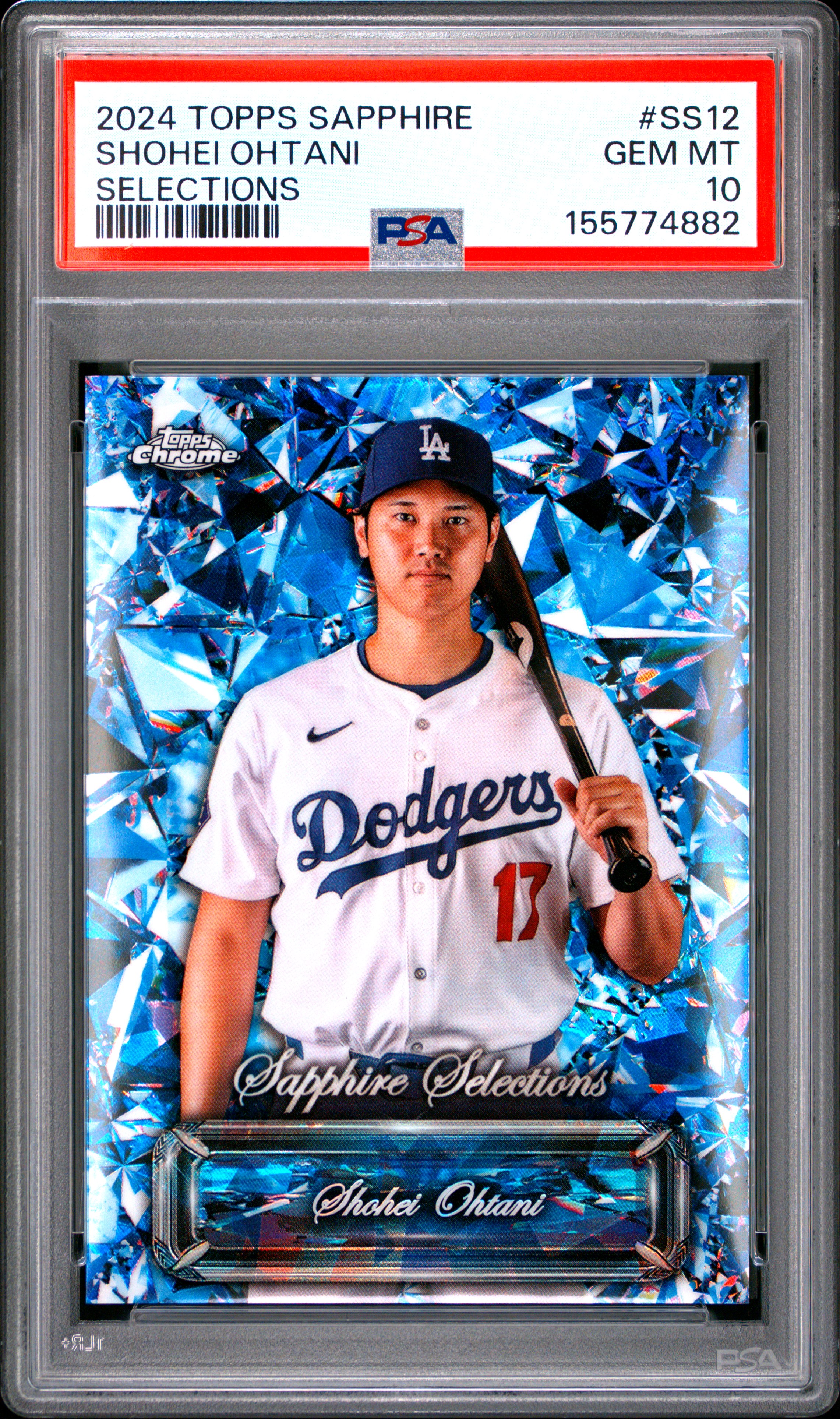 2024 TOPPS CHROME SAPPHIRE SAPPHIRE SELECTIONS #SS12 SHOHEI OHTANI