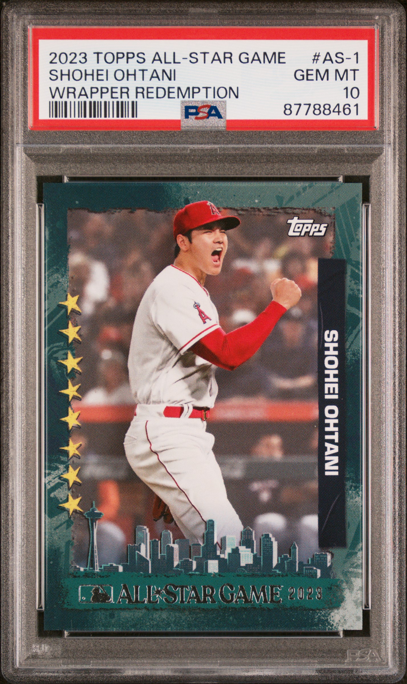 2023 TOPPS ALL-STAR GAME WRAPPER REDEMPTION #AS-1 SHOHEI OHTANI