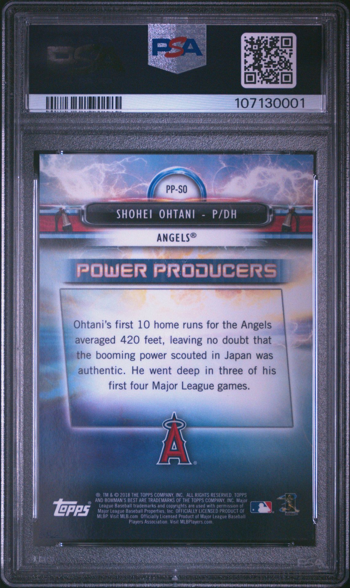 2018 Bowman Bowman's Best PPSO Power Producers-Atomic
