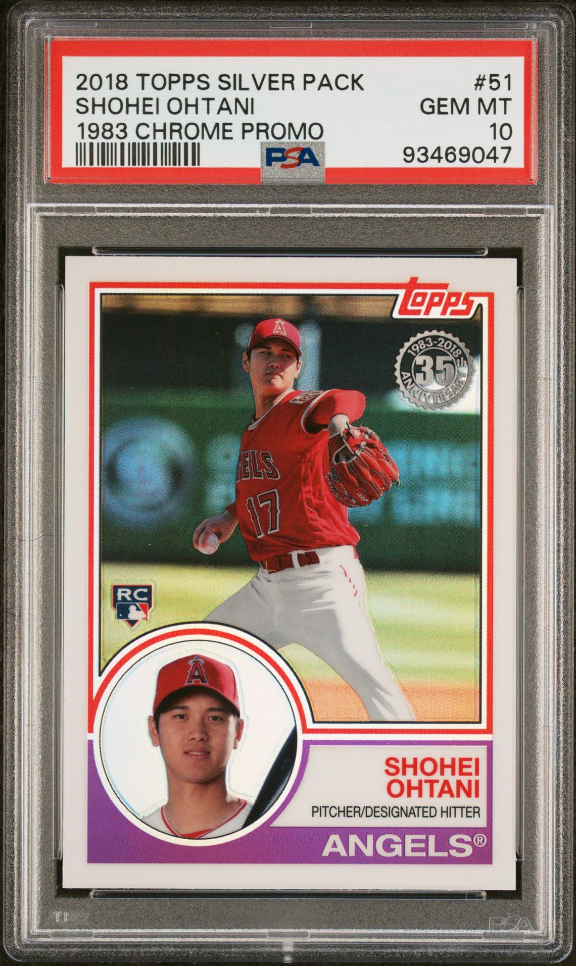 2018 Topps Silver Pack 51 1983 Chrome Promo