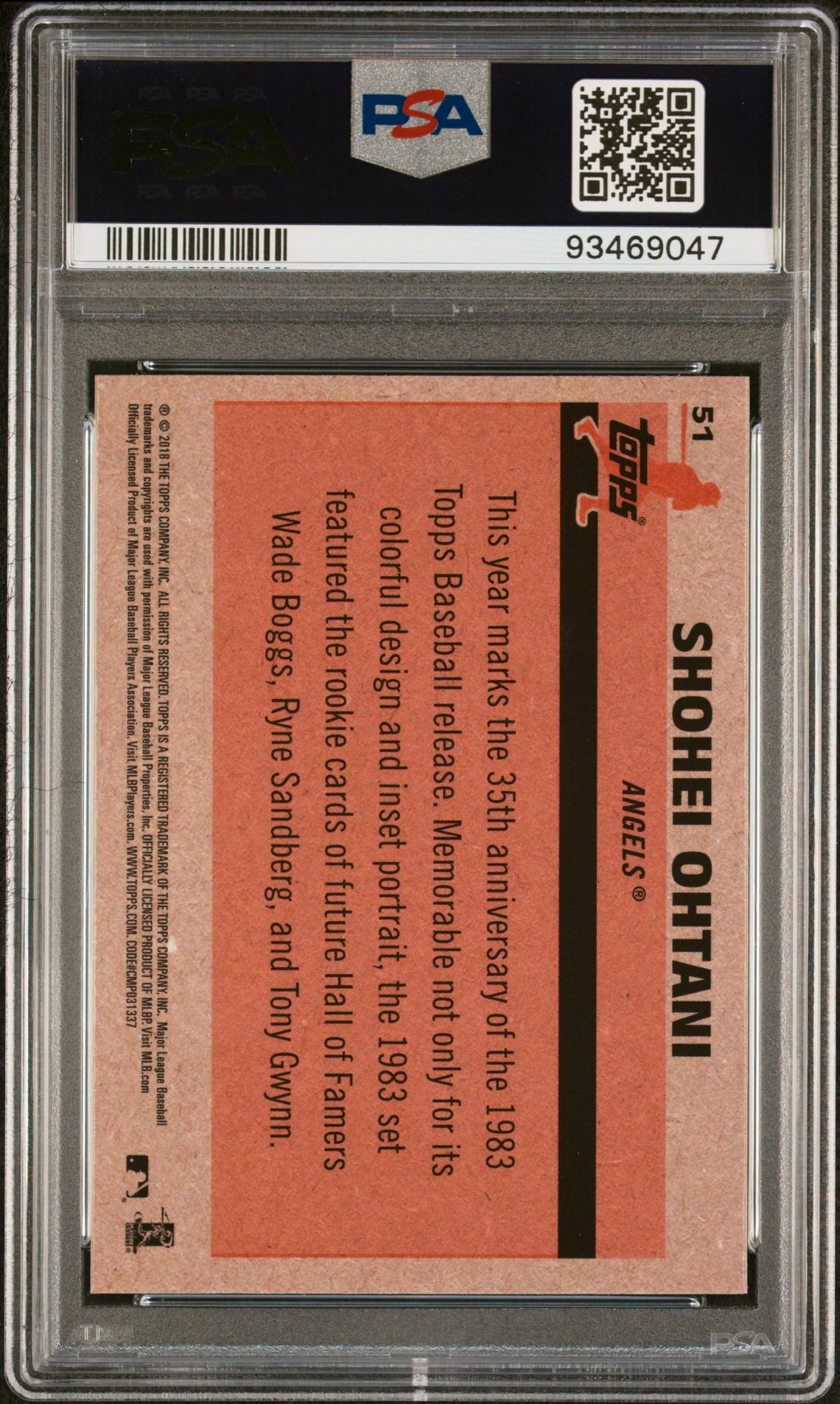 2018 Topps Silver Pack 51 1983 Chrome Promo