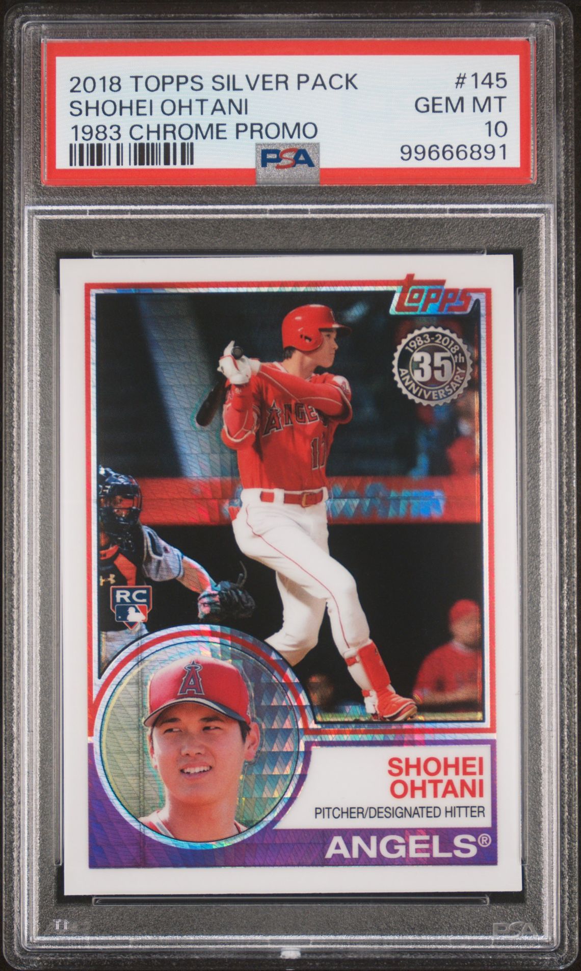 2018 Topps Silver Pack 145 1983 Chrome Promo