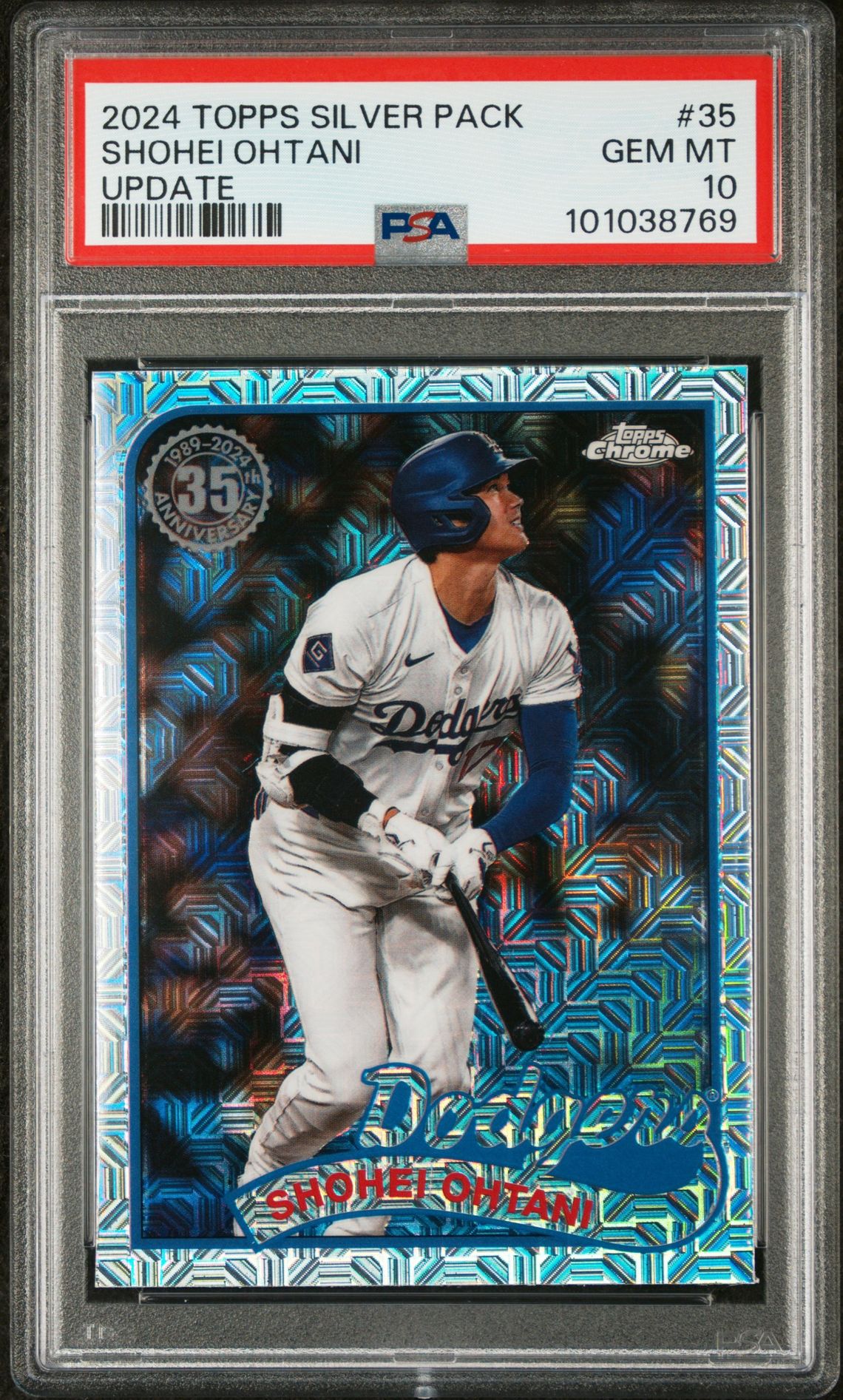 2024 Topps Silver Pack Chrome #35 Shohei Ohtani