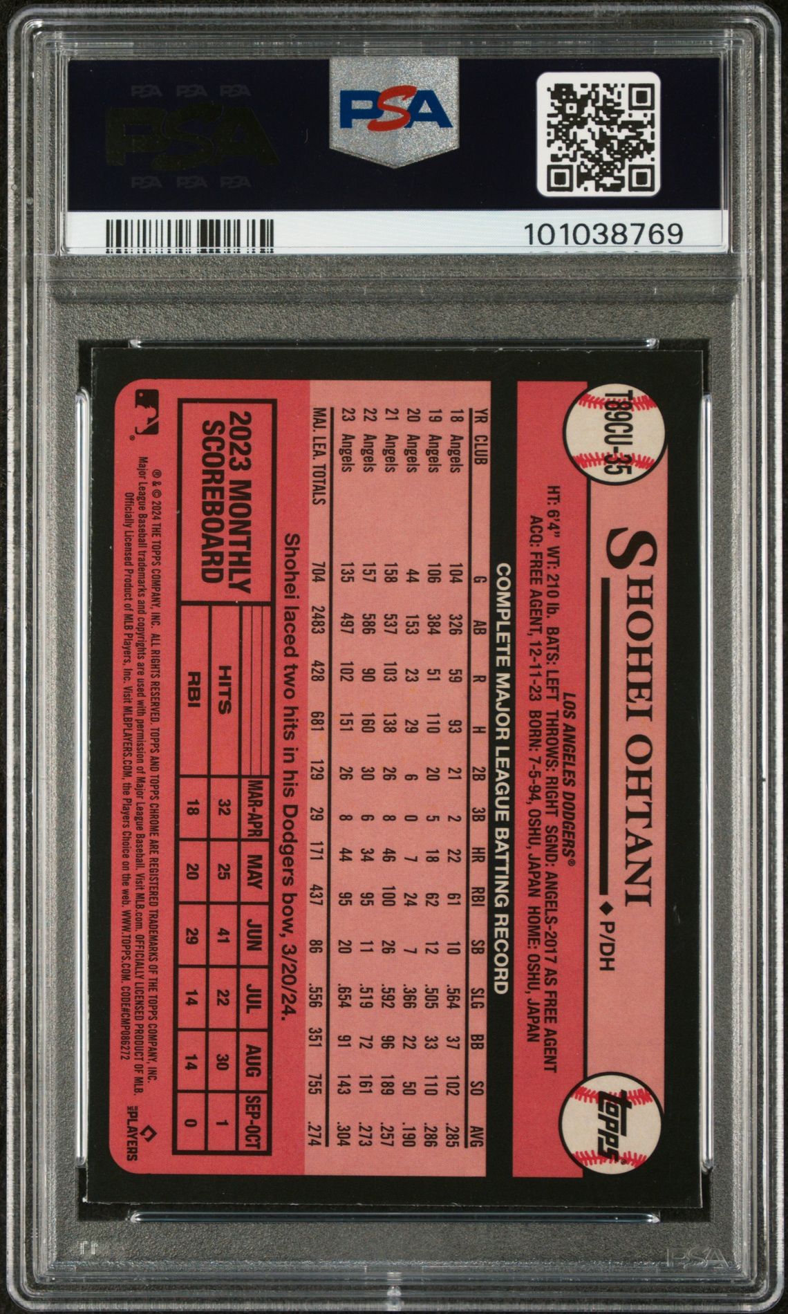 2024 Topps Silver Pack Chrome #35 Shohei Ohtani