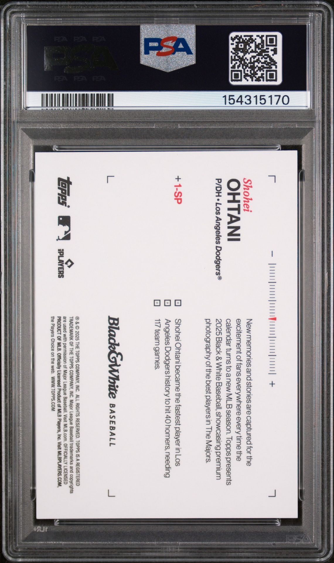 2025 Topps Black & White 1-SP