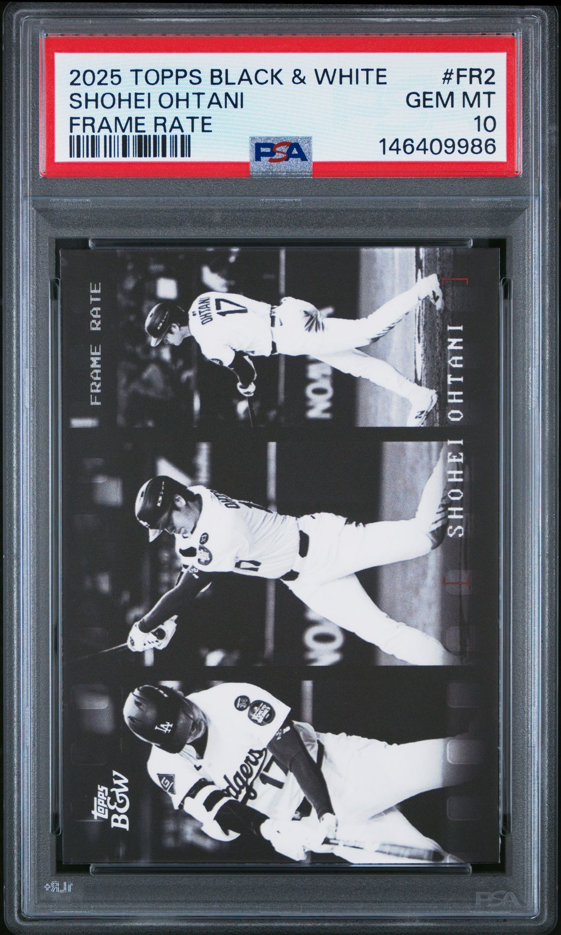 2025 Topps Black & White FR2 Frame Rate