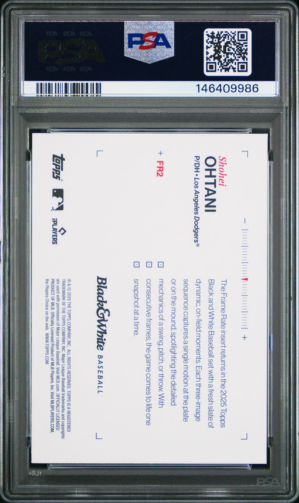 2025 Topps Black & White FR2 Frame Rate