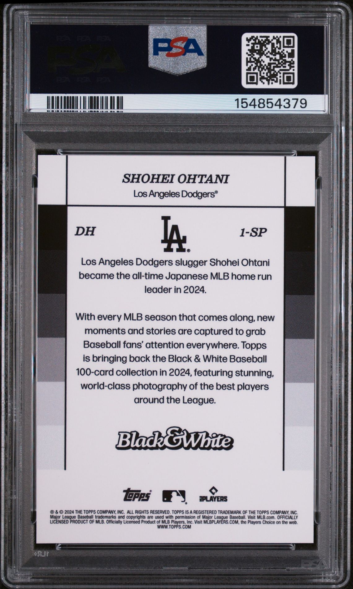 2024 Topps Black & White 1SP Variation-SP