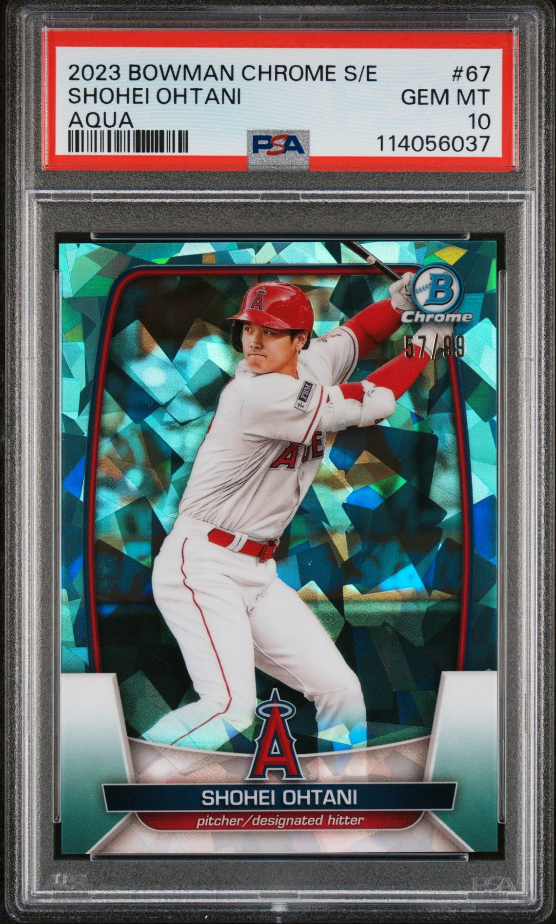2023 Bowman Chrome S/E #67 Aqua /199