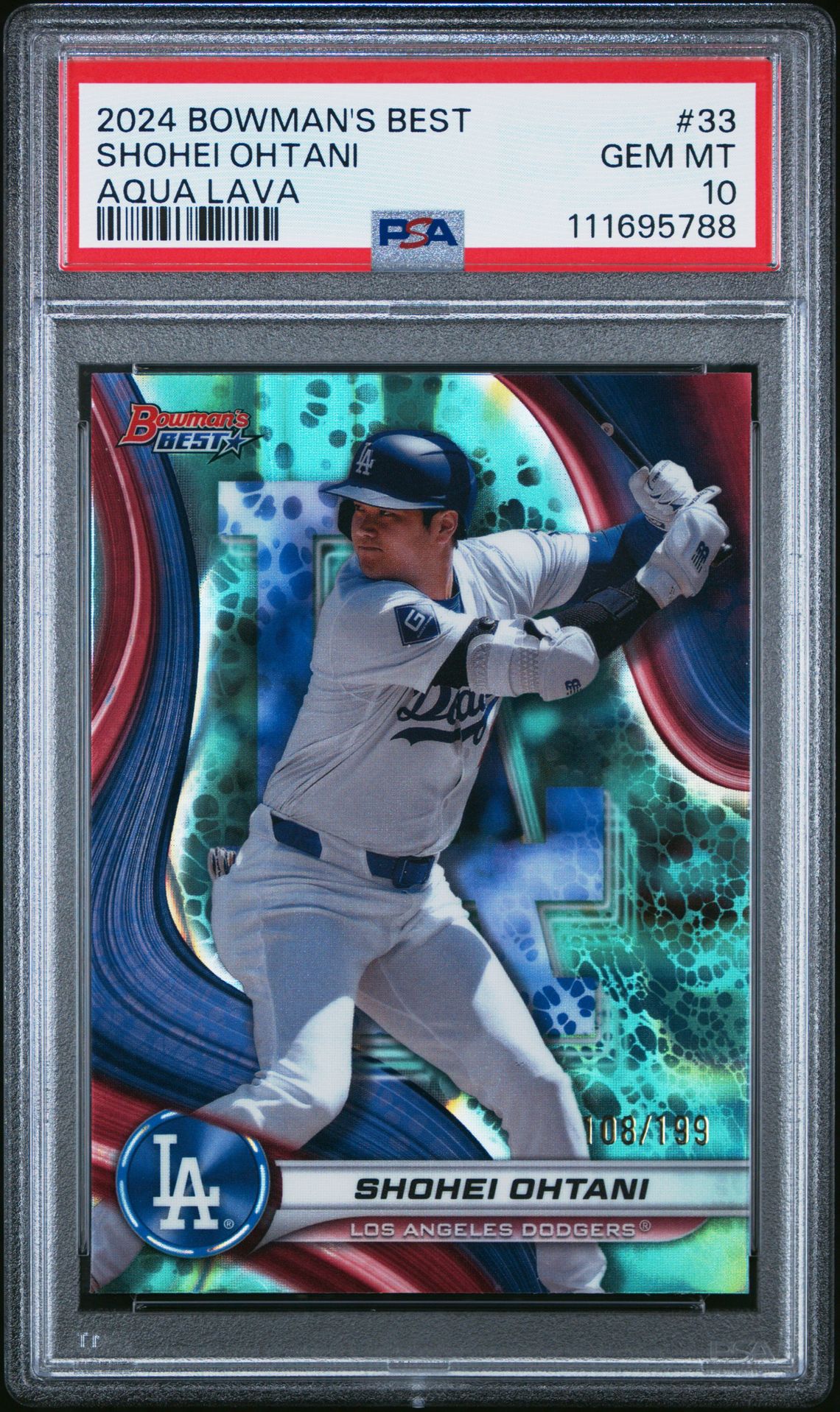 2024 Bowman Bowman's Best 33 Aqua Lava /199