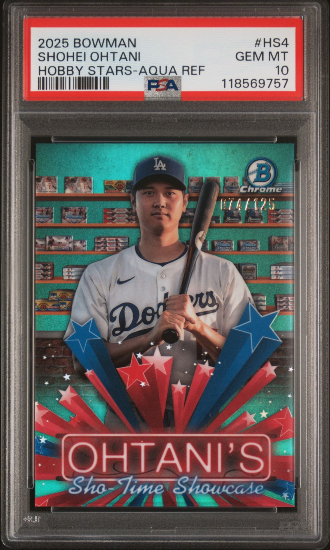 2025 Bowman Hobby Stars-Aqua Ref HS4 /199