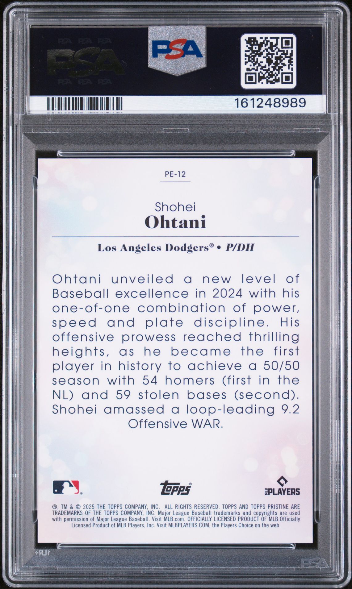 2025 Topps Pristine #12 Pearlescent