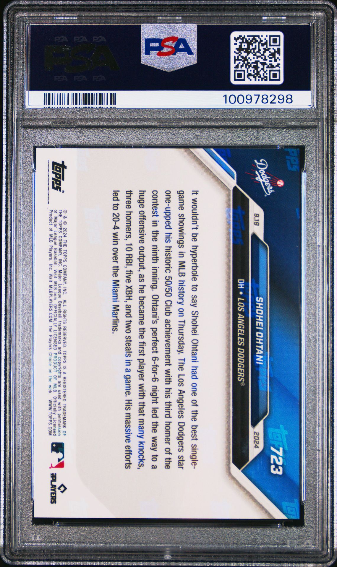 2024 Topps Topps Now 723 Purple /25