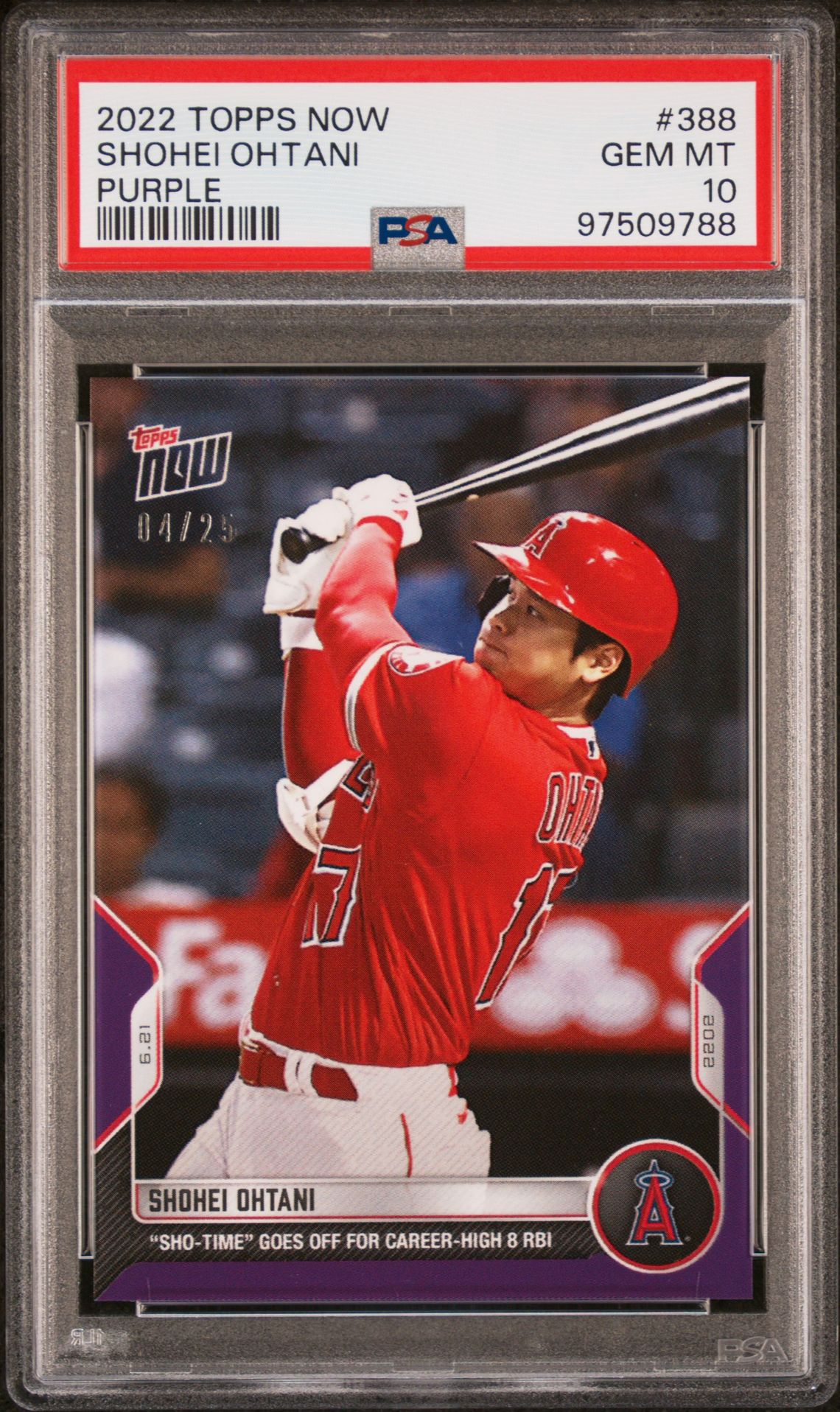 2022 Topps Topps Now 388 Purple /25