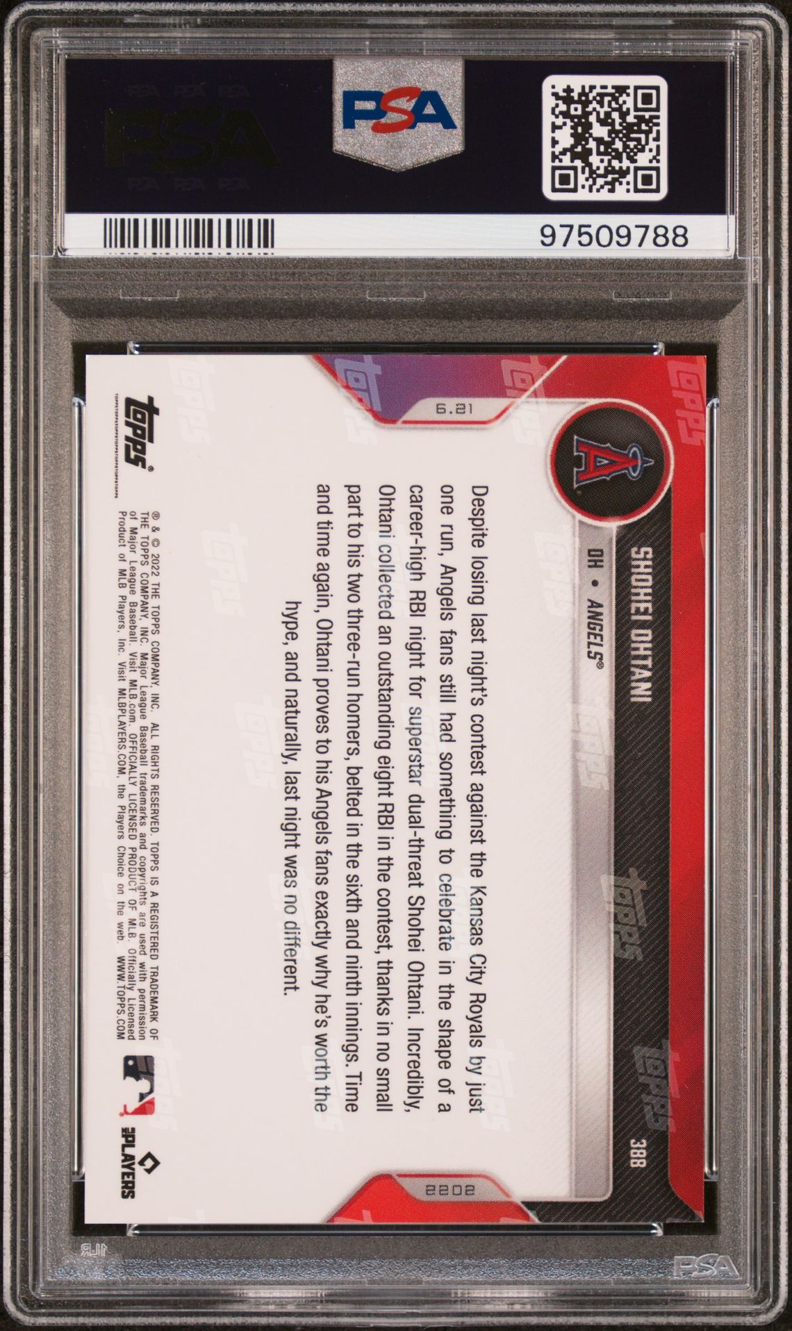 2022 Topps Topps Now 388 Purple /25