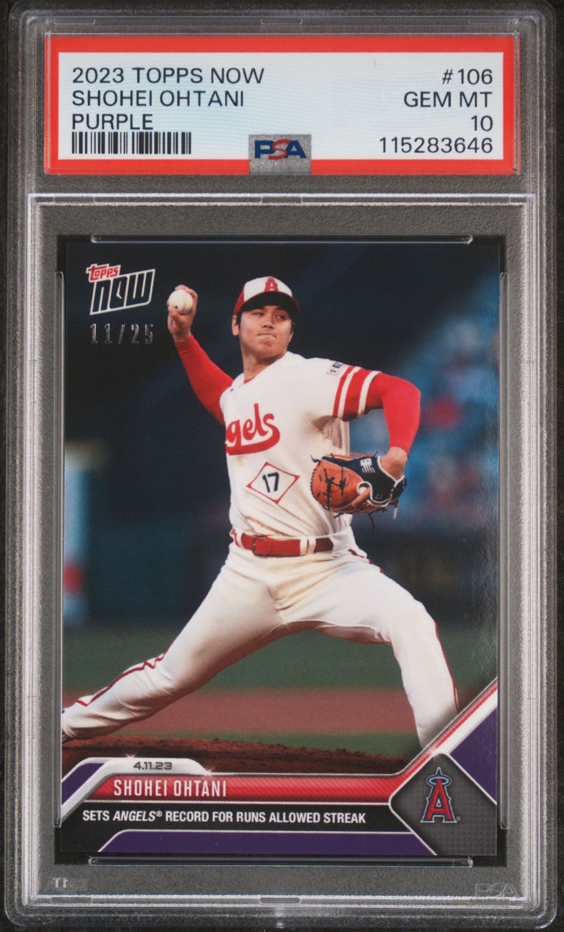 2023 Topps Topps Now 106 Purple /25