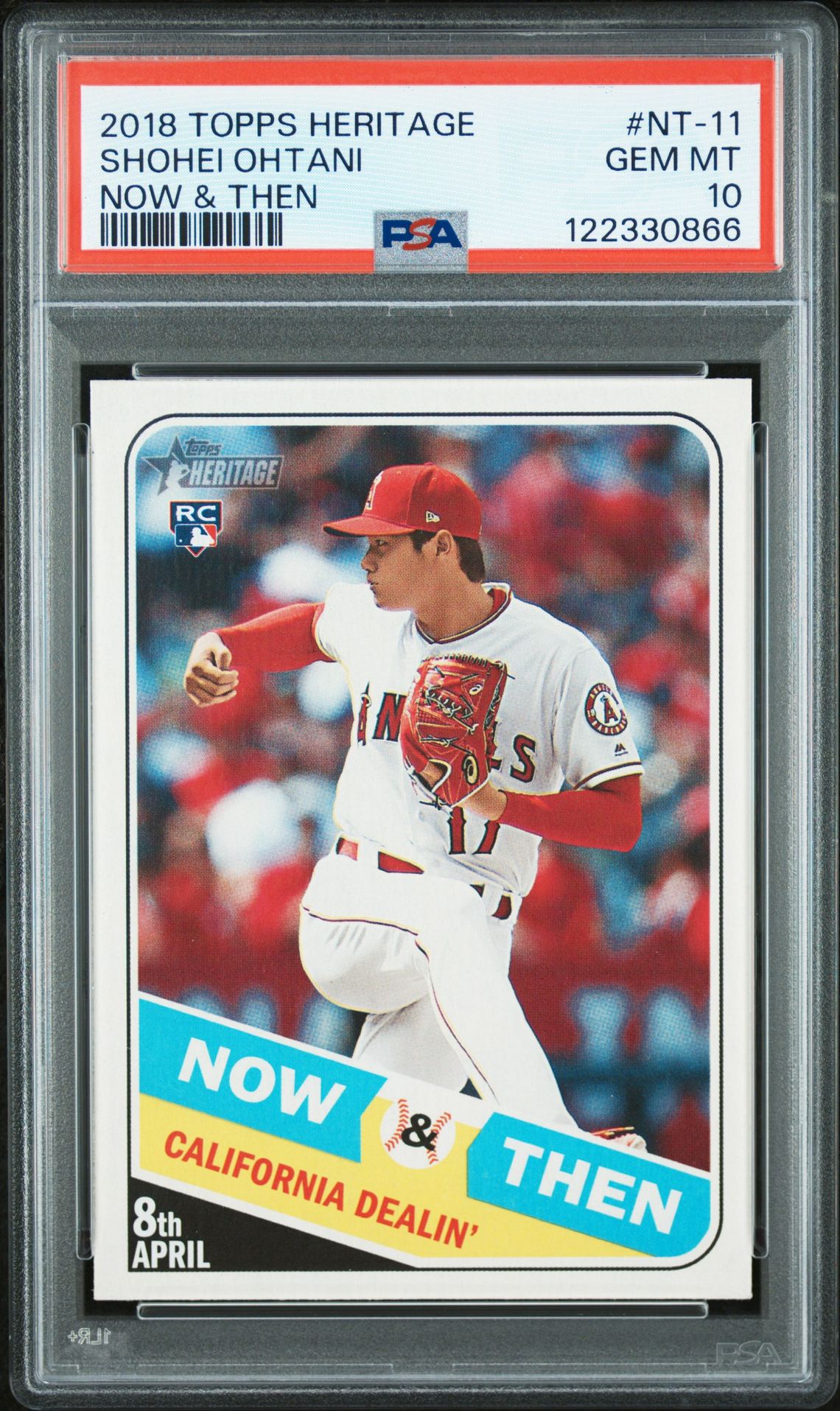 2018 Topps Heritage NT-11 Shohei Ohtani