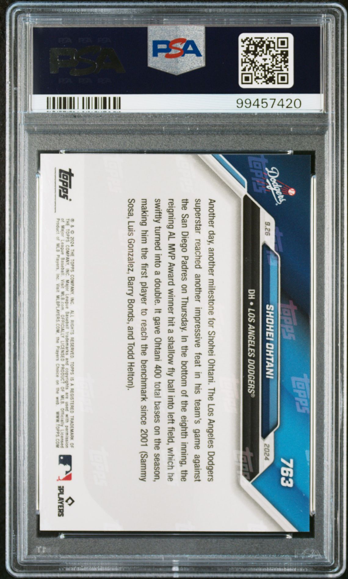 2024 Topps Topps Now 763 Blue /49