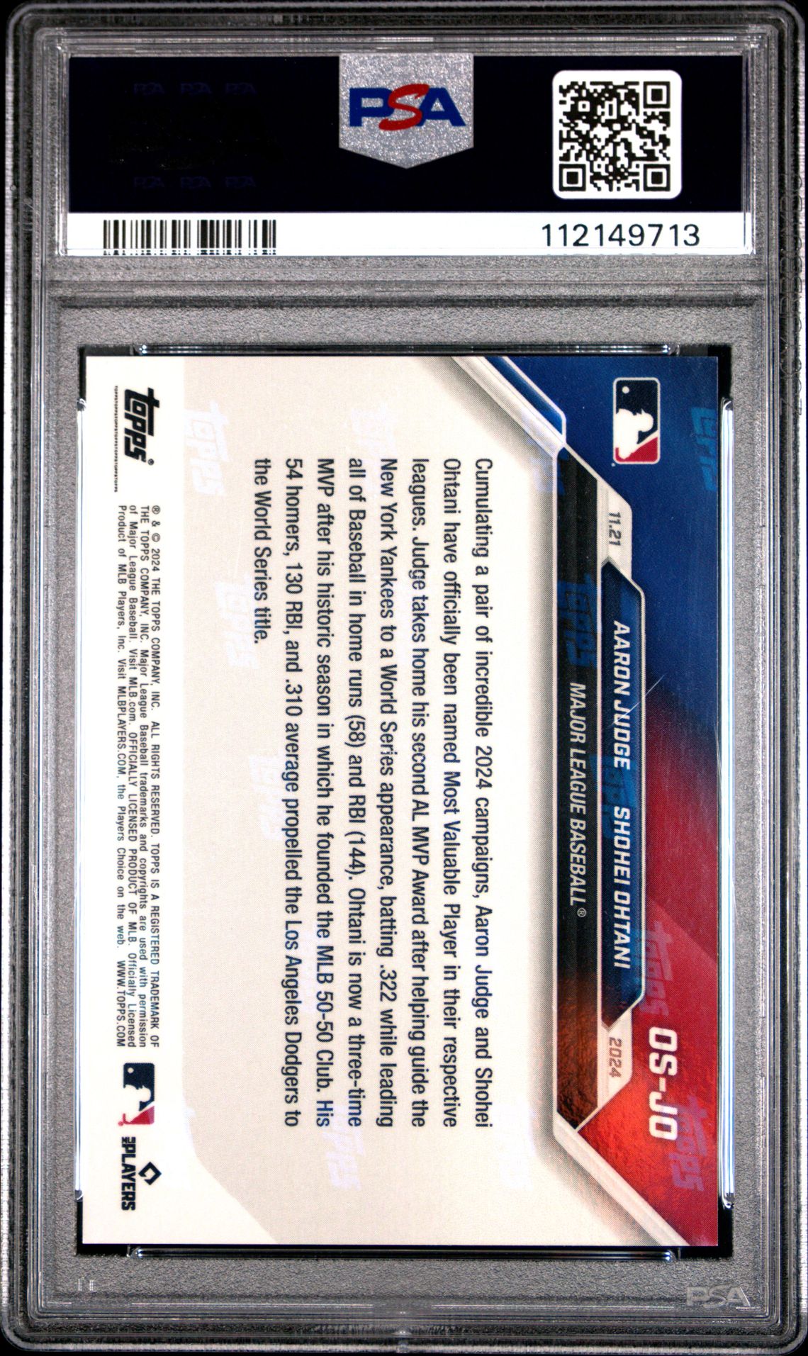 2024 Topps Topps Now OSJO Offseason-Black /99