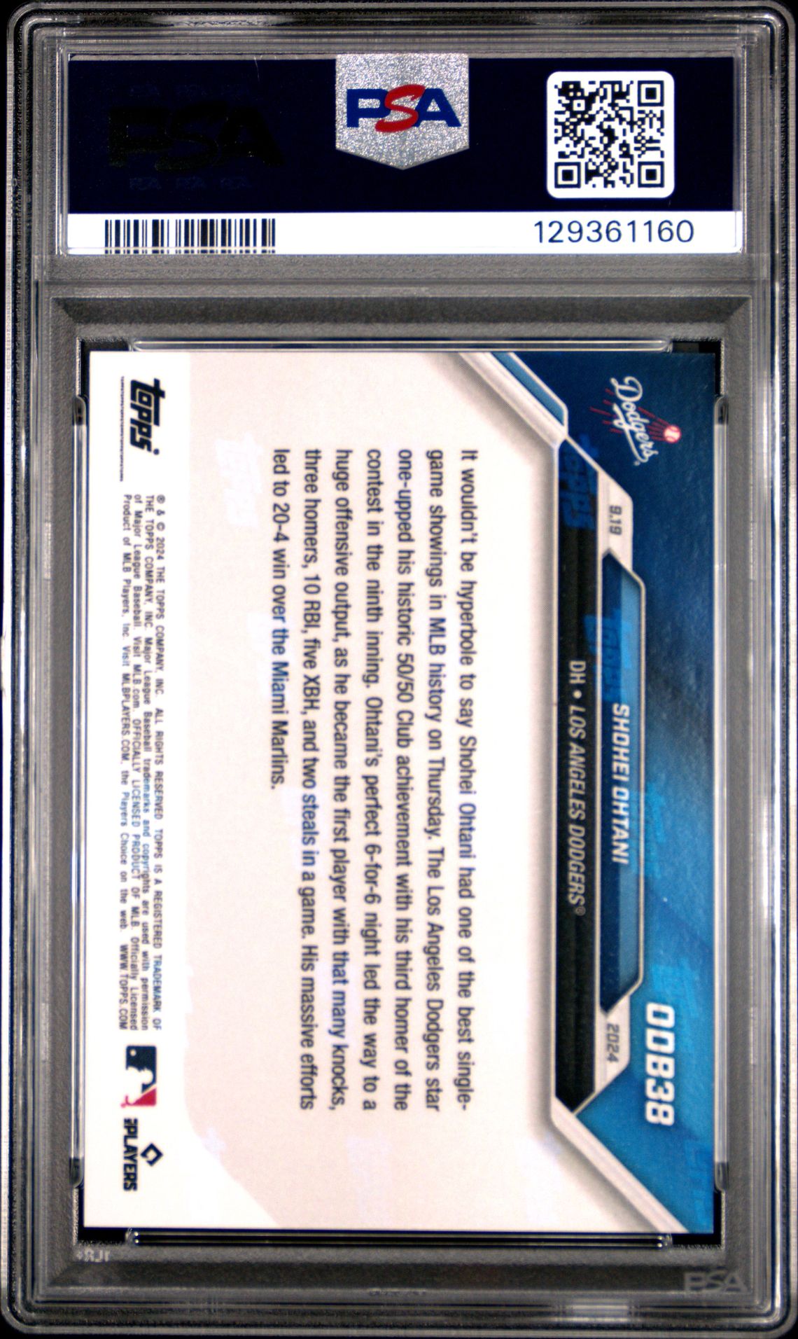 2024 Topps Topps Now ODB38