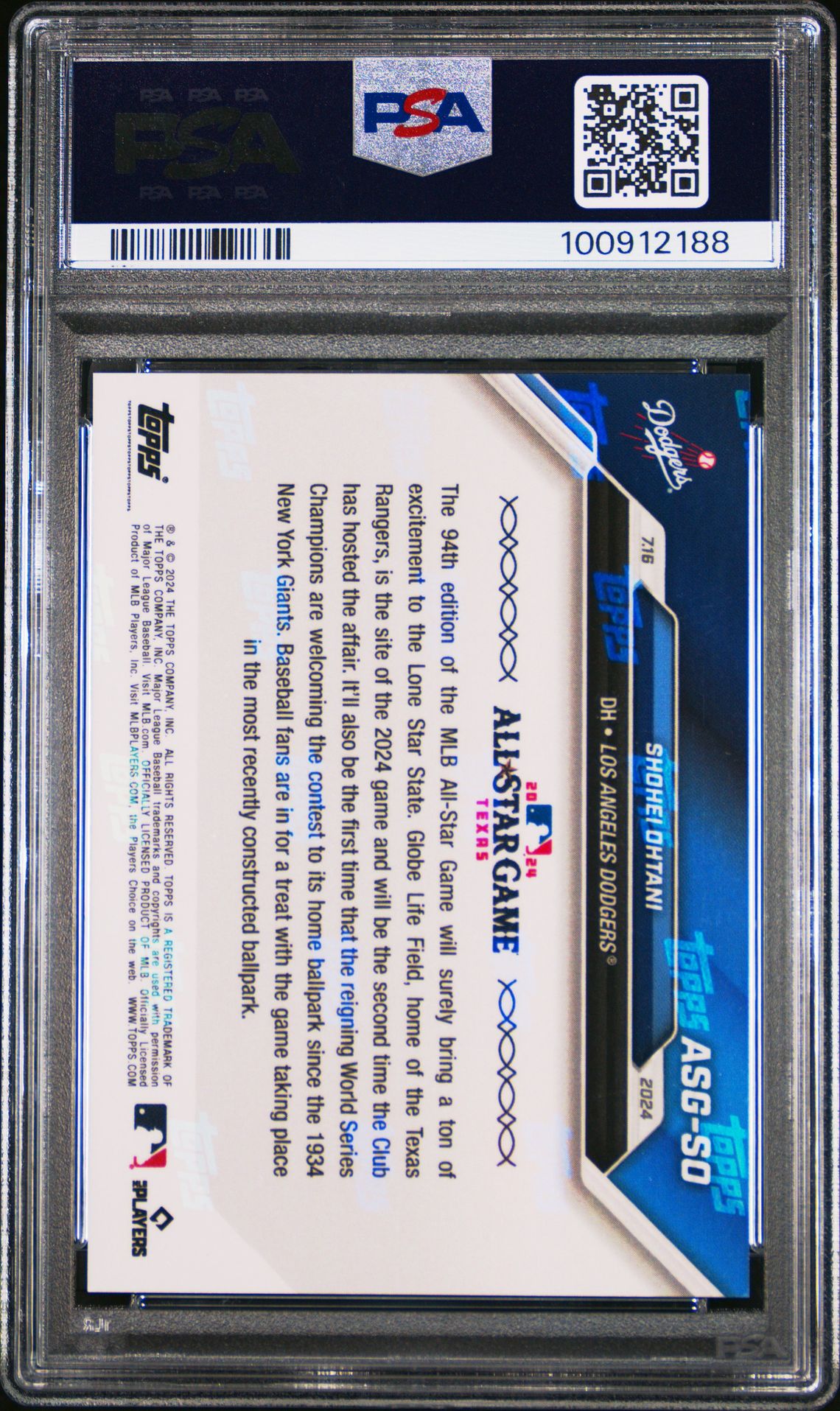 2024 Topps Topps Now ASGSO Purple /25