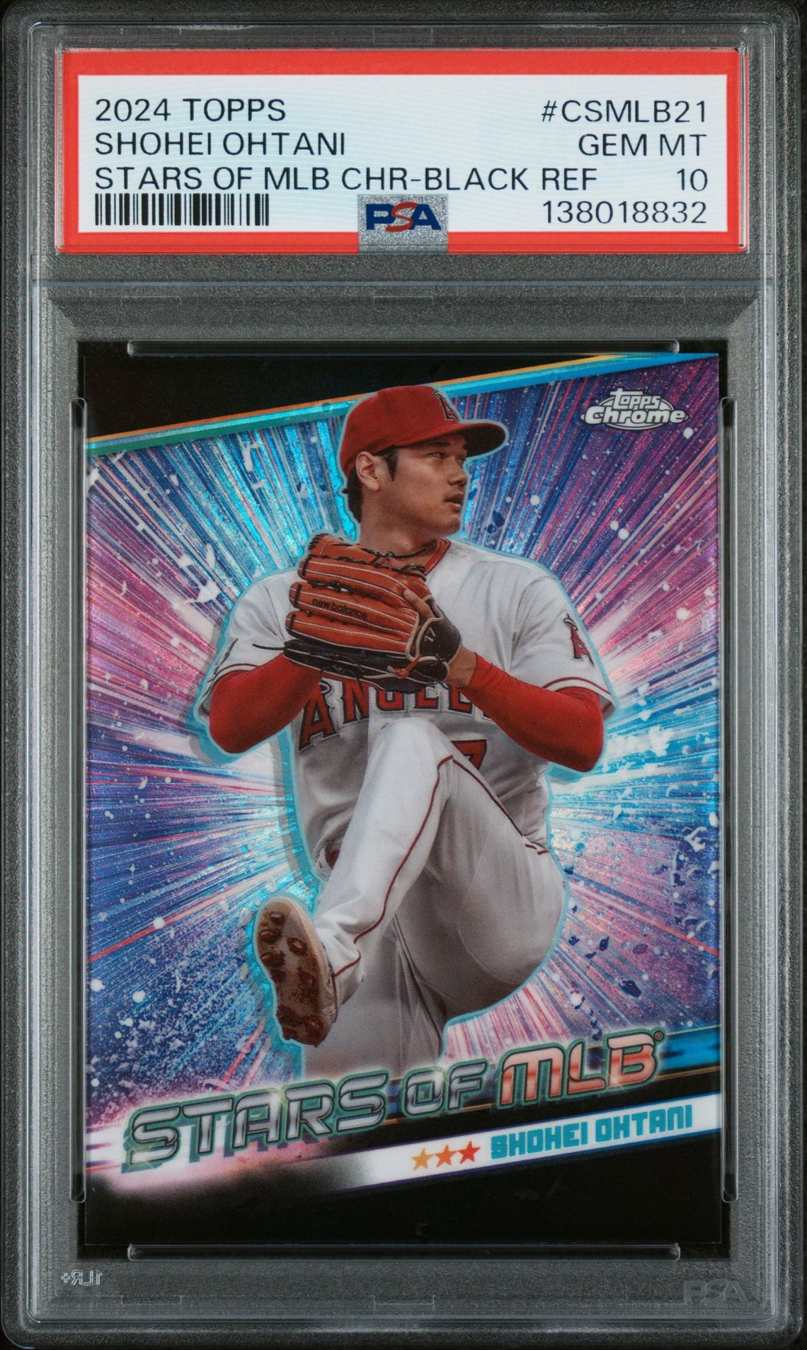 2024 Topps Stars of MLB Chrome Black Refractor CSMLB21 /25