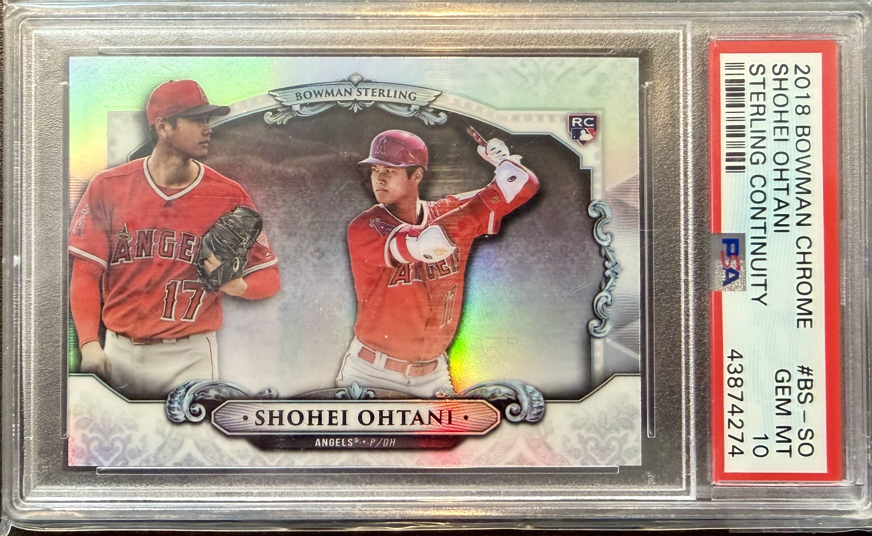 2018 Bowman Bowman Chrome Sterling Continuity BS-SO