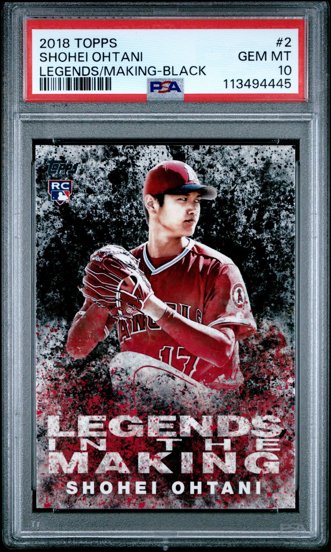 2018 Topps Legends in the Making #2 Black