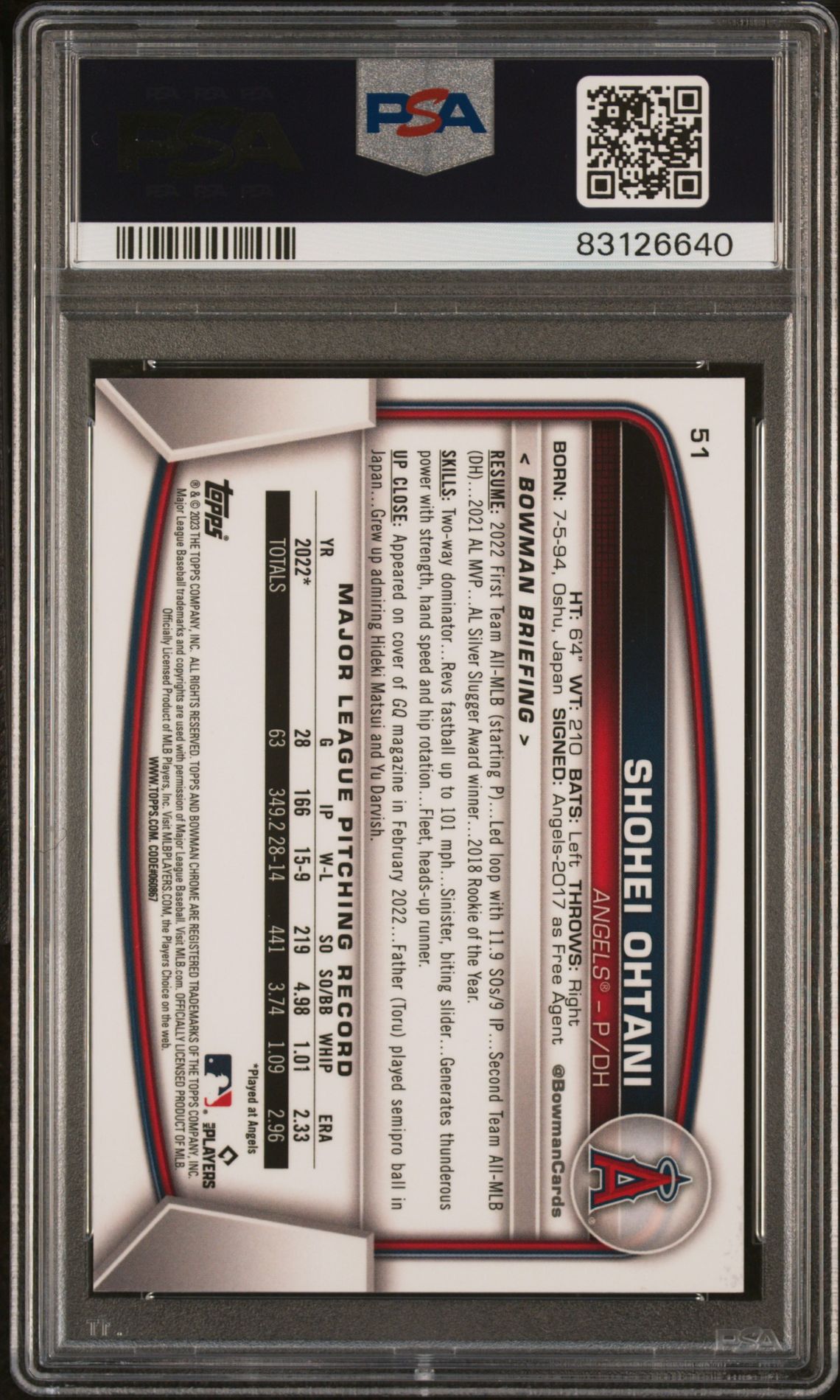 2023 Bowman Mega Box #51 Chrome-Navy /175