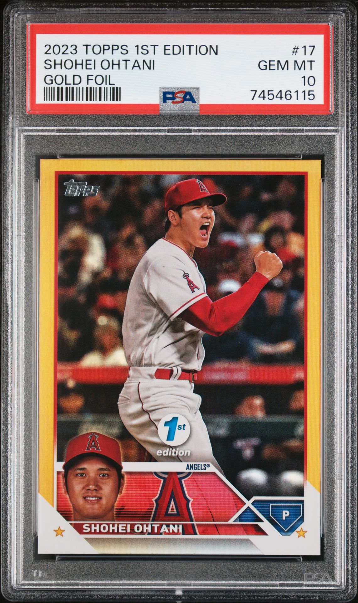 2023 Topps 1st Edition 17 Gold Foil