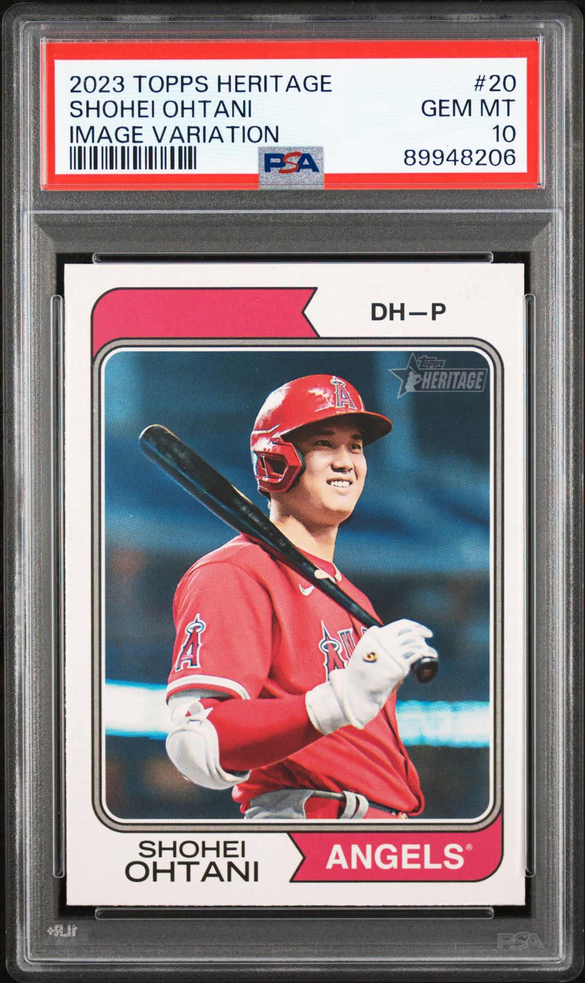 2023 Topps Heritage 20 Shohei Ohtani Image Variation