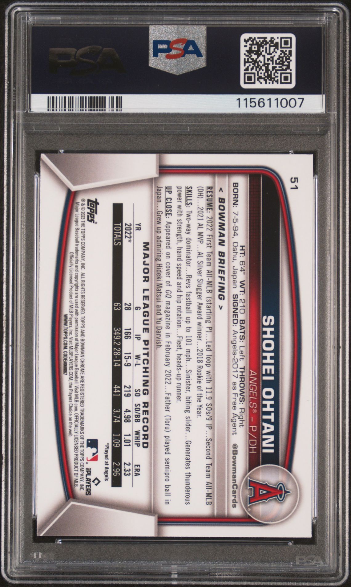 2023 Bowman Mega Box Chrome #51