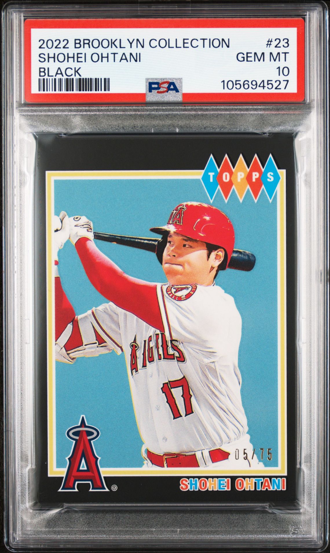 2022 Topps Brooklyn Collection #23 Black /75