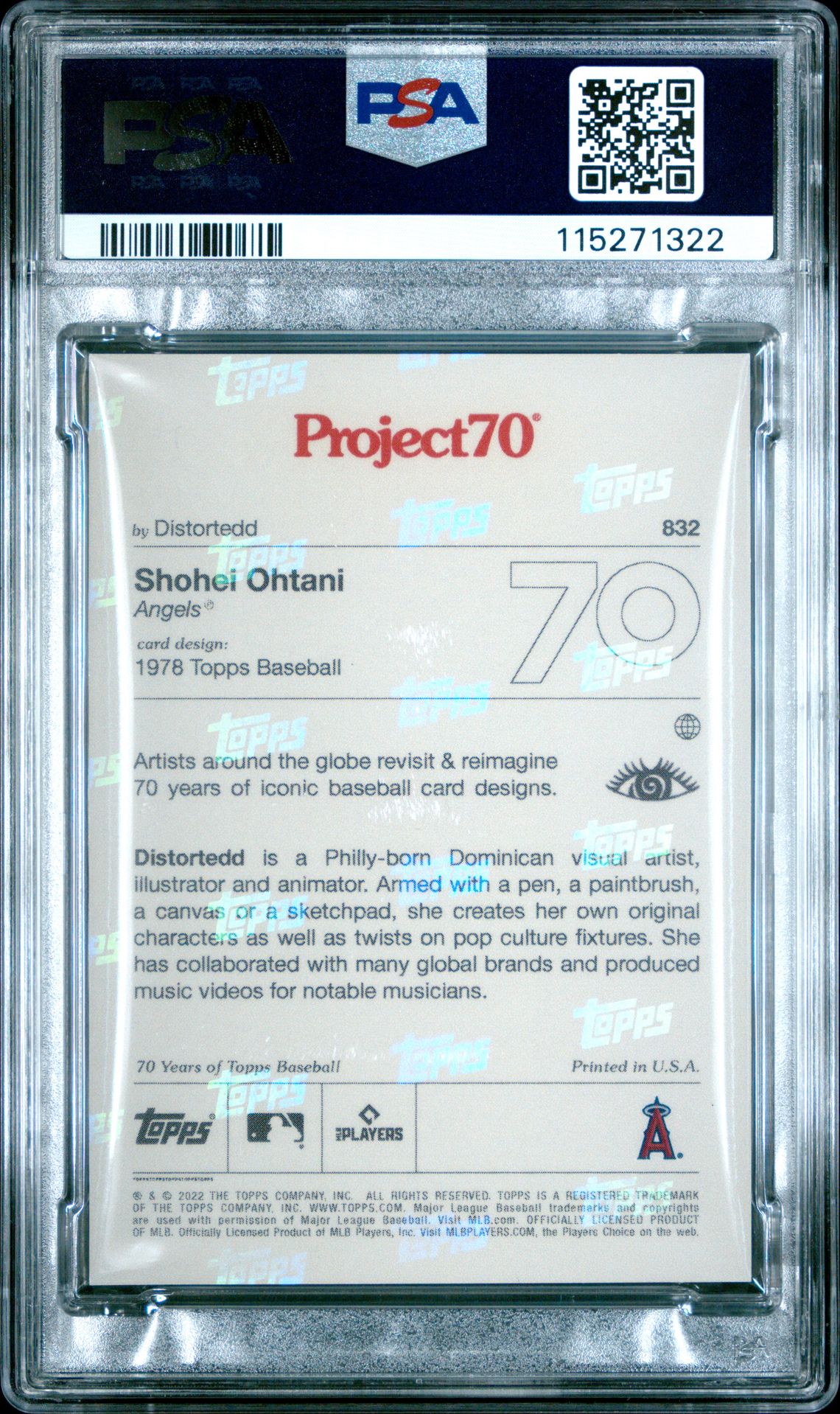 2022 Topps Project 70 832