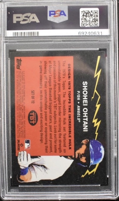 2022 Topps Throwback Thursday #80 Shohei Ohtani