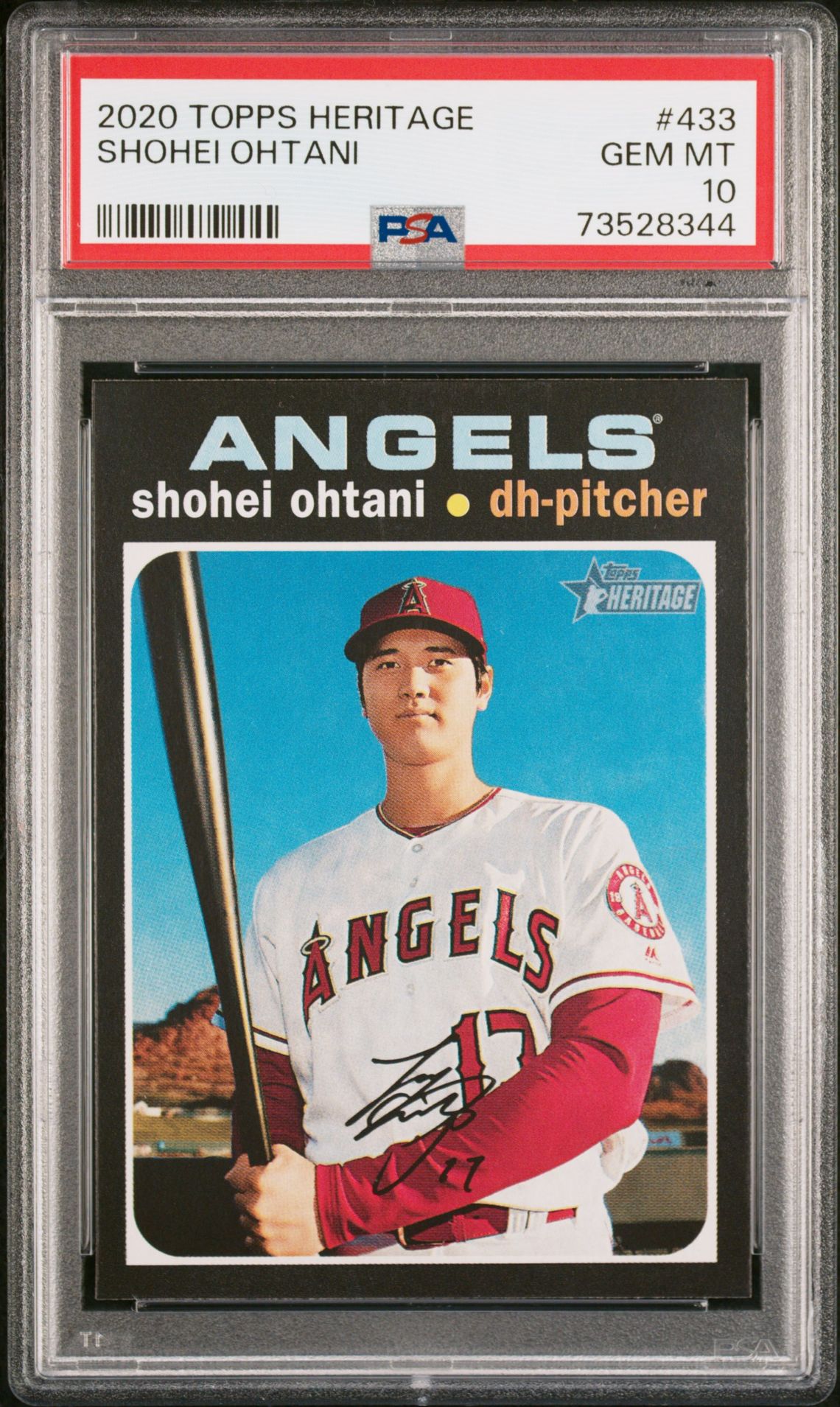 2020 Topps Heritage 433 Shohei Ohtani
