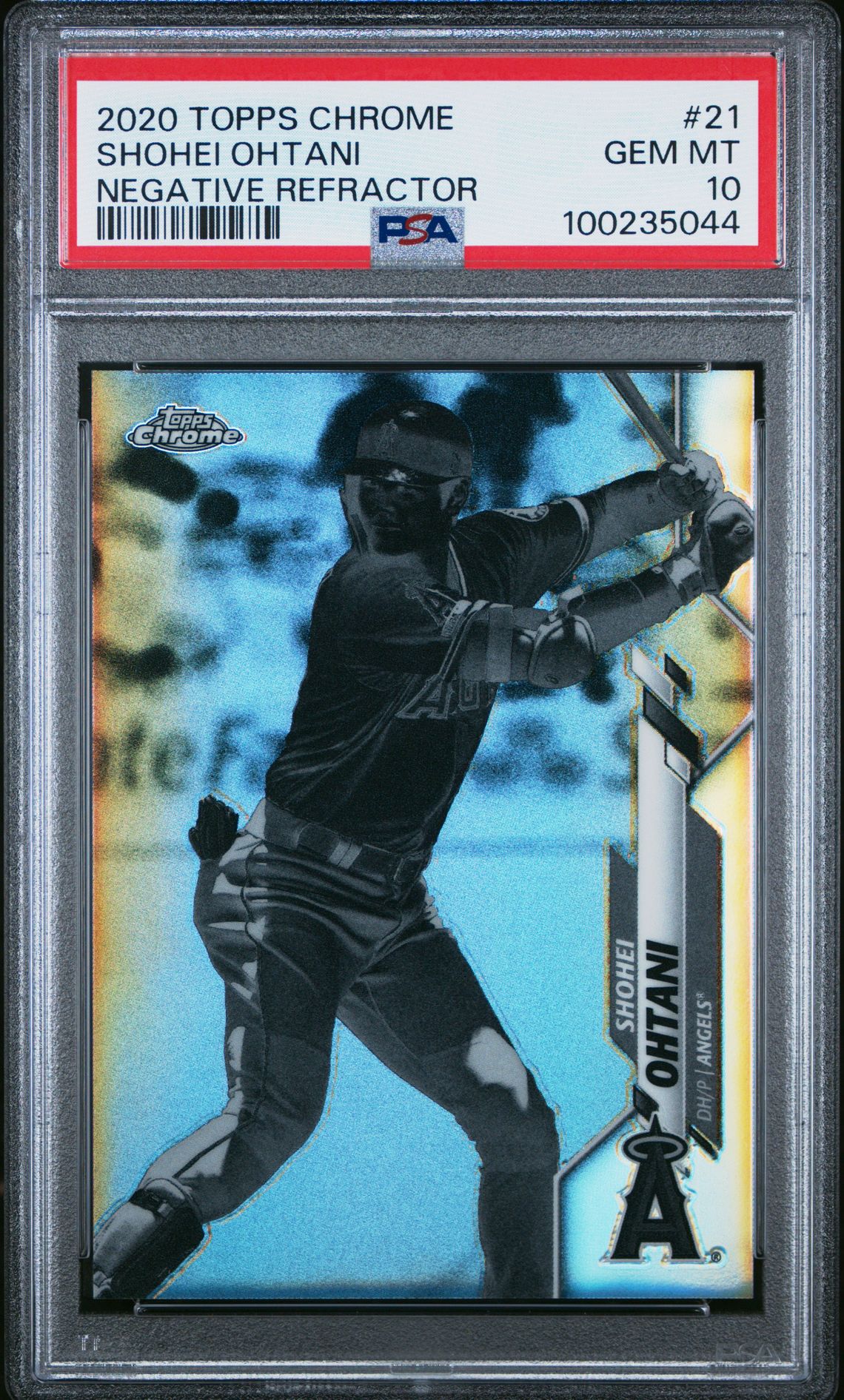 2020 Topps Chrome #21 Shohei Ohtani Negative Refractor