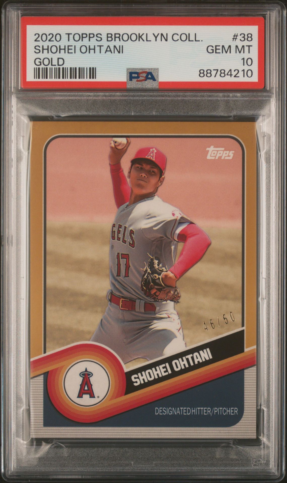 2020 Topps Brooklyn Collection #38 Gold /50