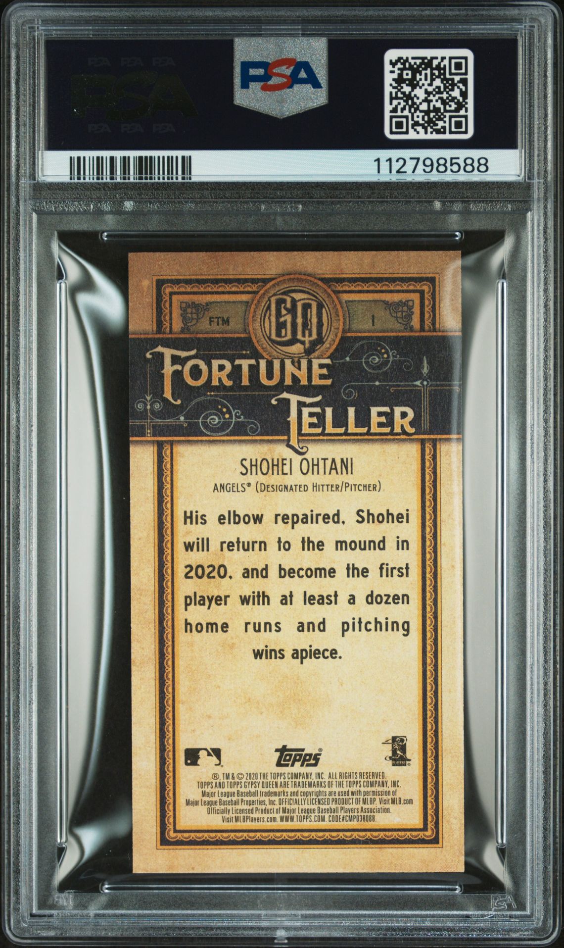 2020 Topps Gypsy Queen Fortune Teller Minis #1