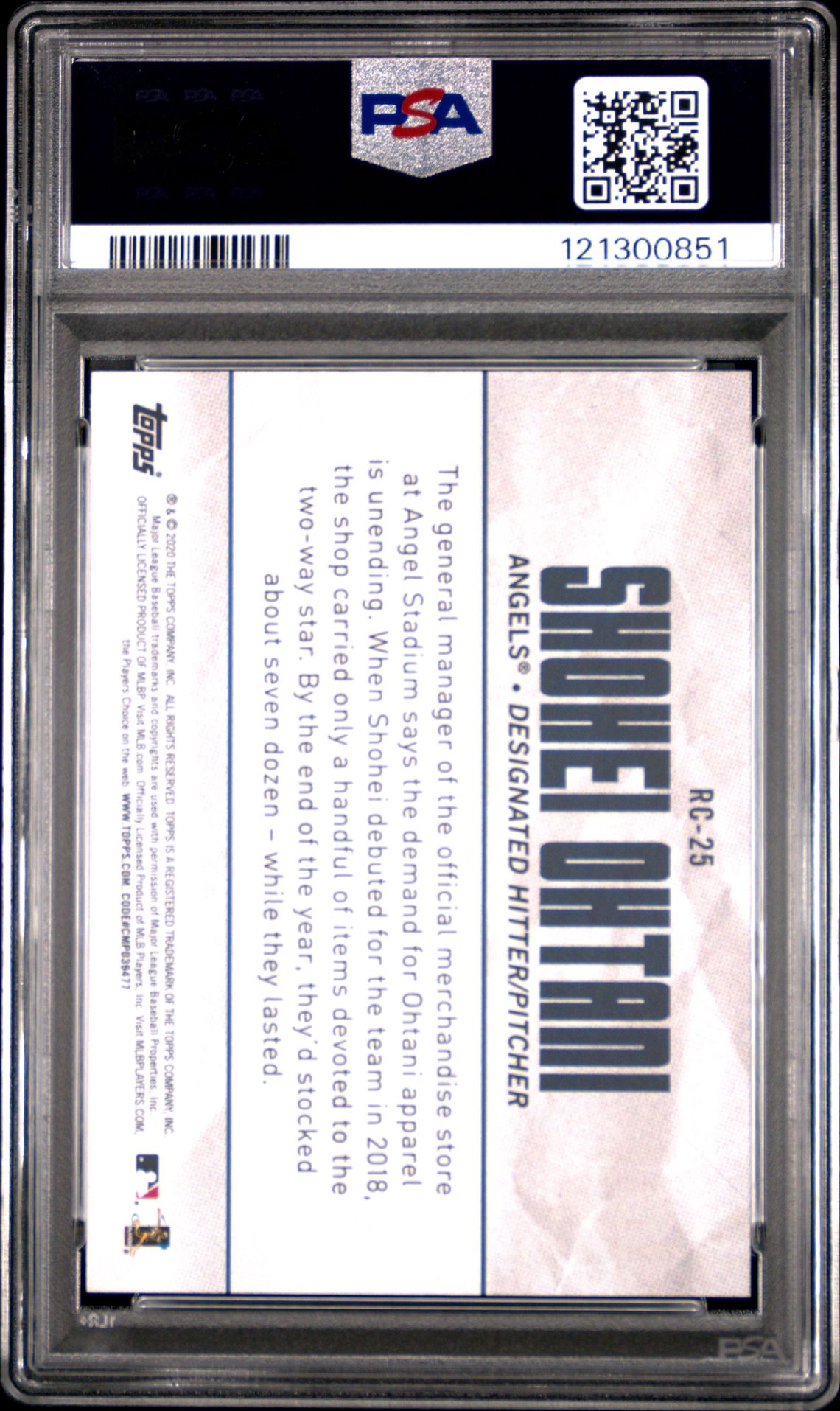 2020 Topps Big League Roll Call RC25