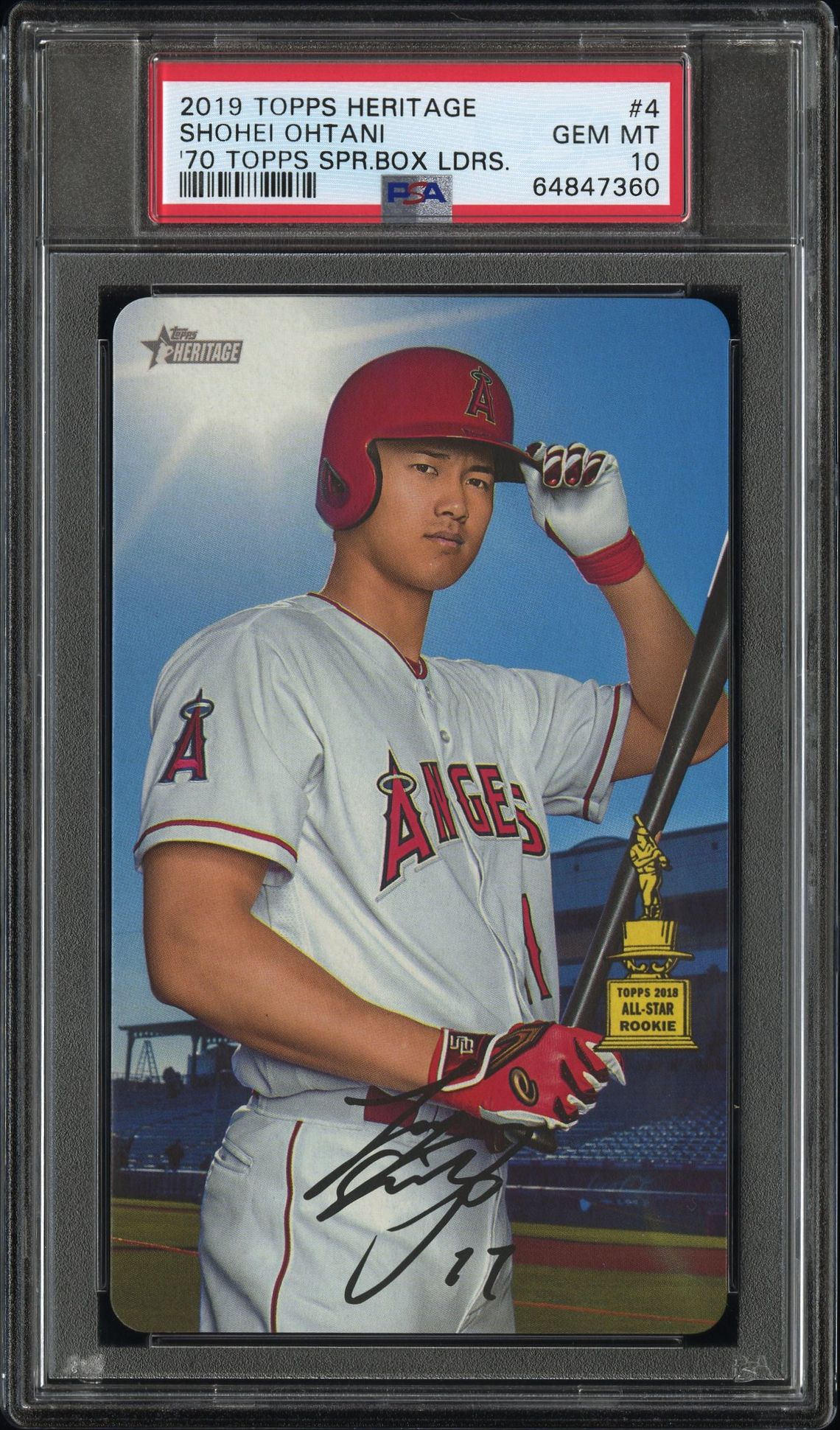 2019 Topps Heritage #4 Shohei Ohtani