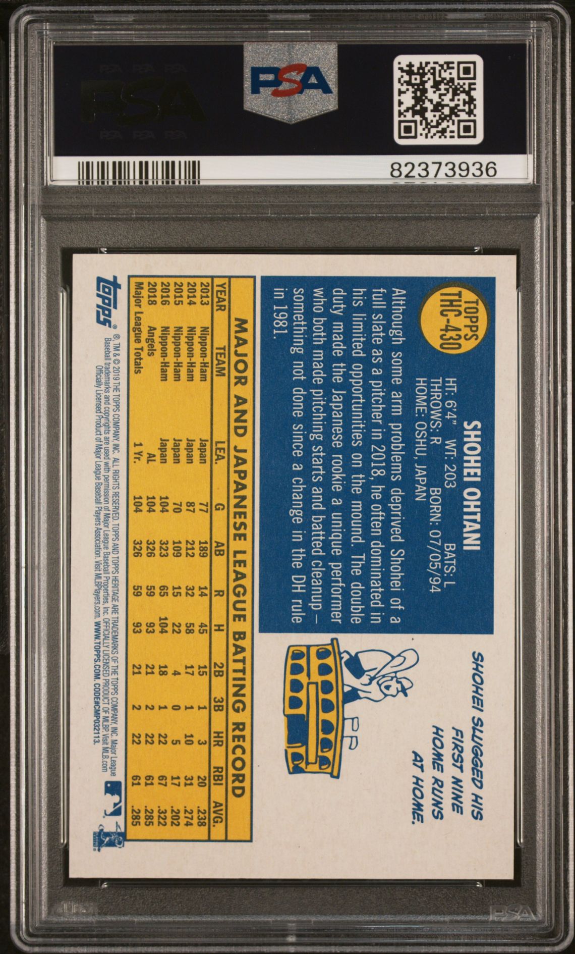 2019 Topps Heritage 430 Chrome-Purple Refractor