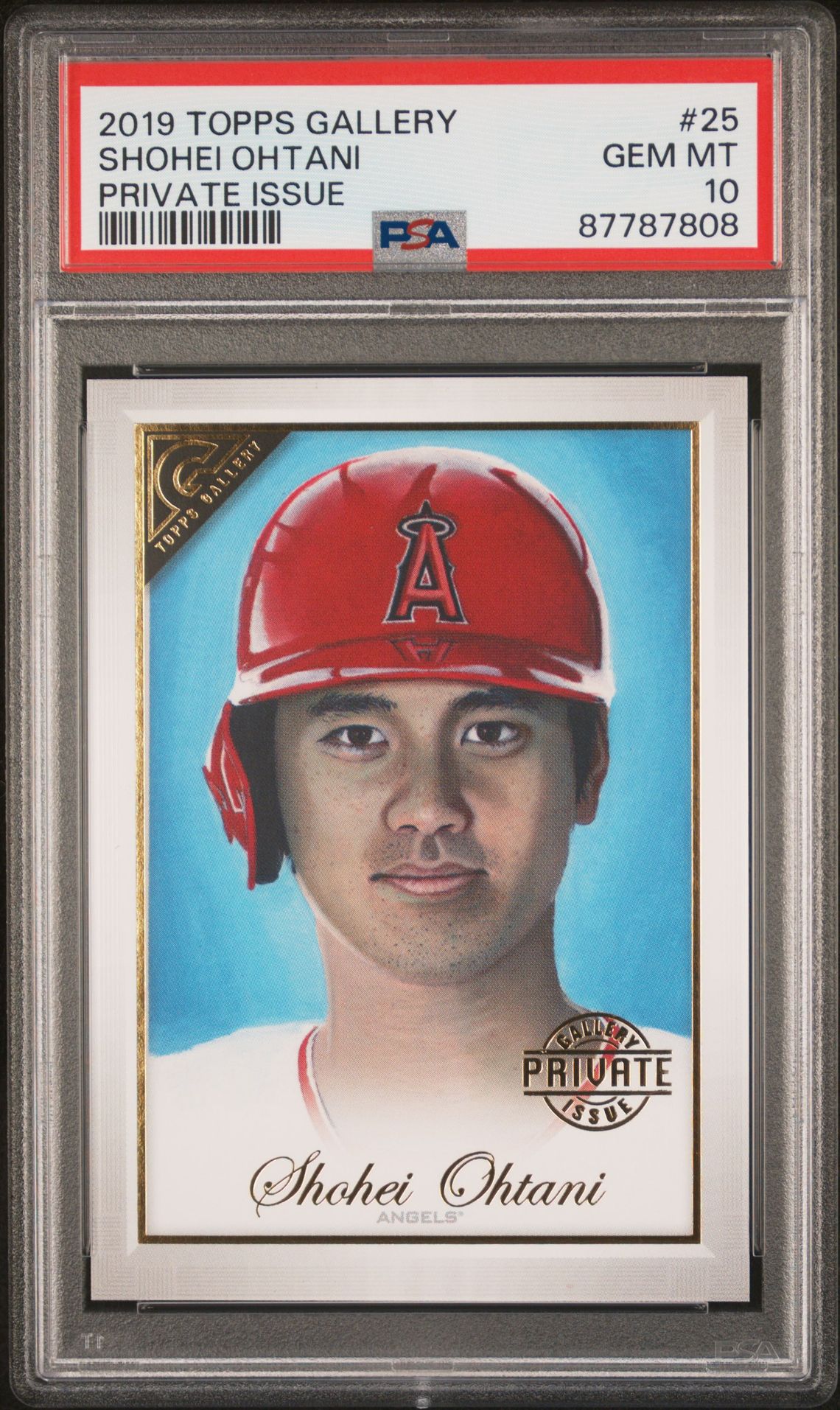 2019 Topps Gallery #25 Shohei Ohtani Private Issue /250