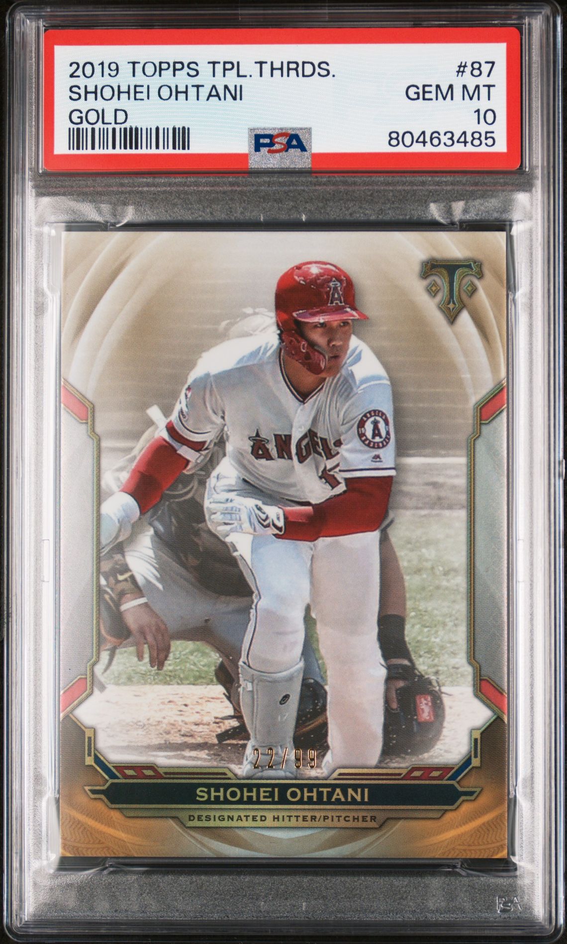 2019 Topps Triple Threads 87 Gold /99