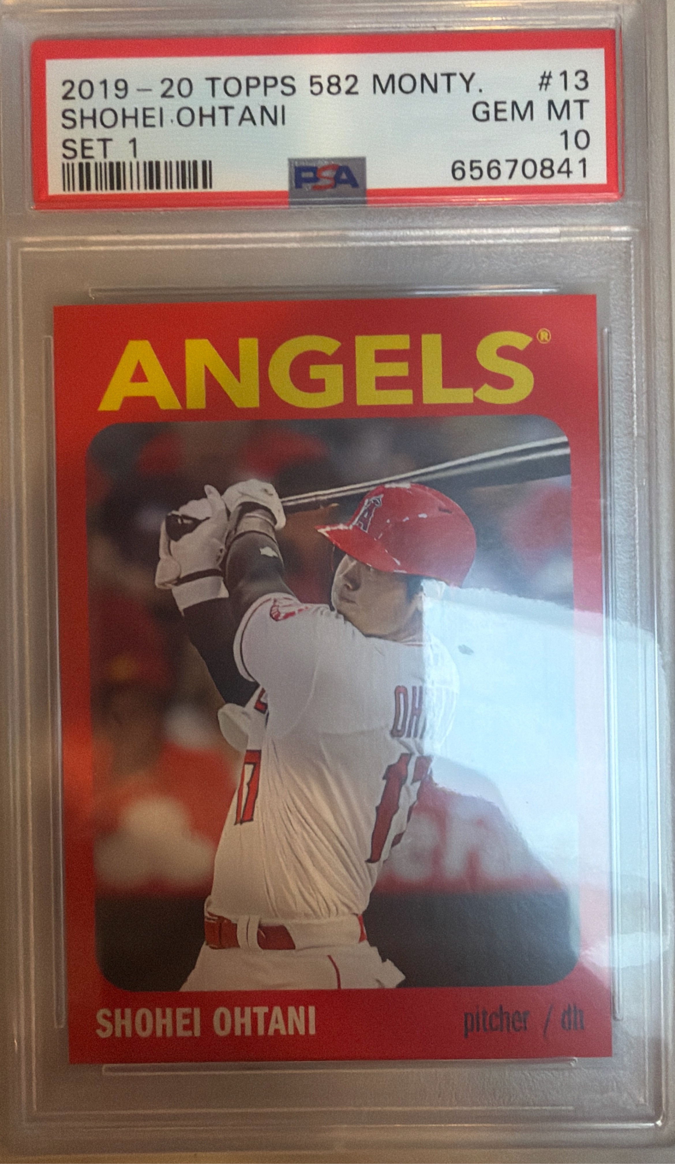 2019-20 Topps 582 Montgomery Set 1 #13 Shohei Ohtani