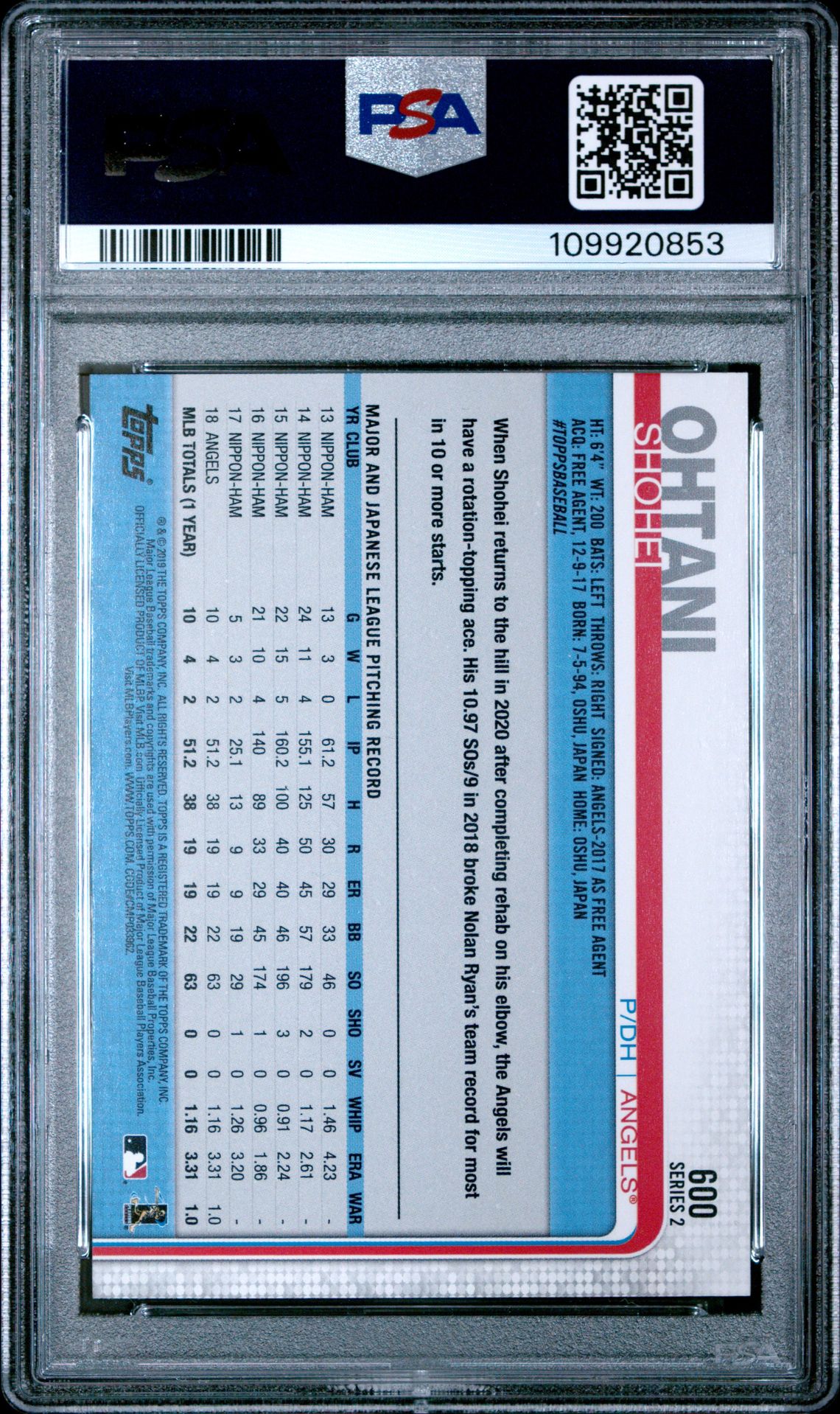 2019 Topps Topps 600