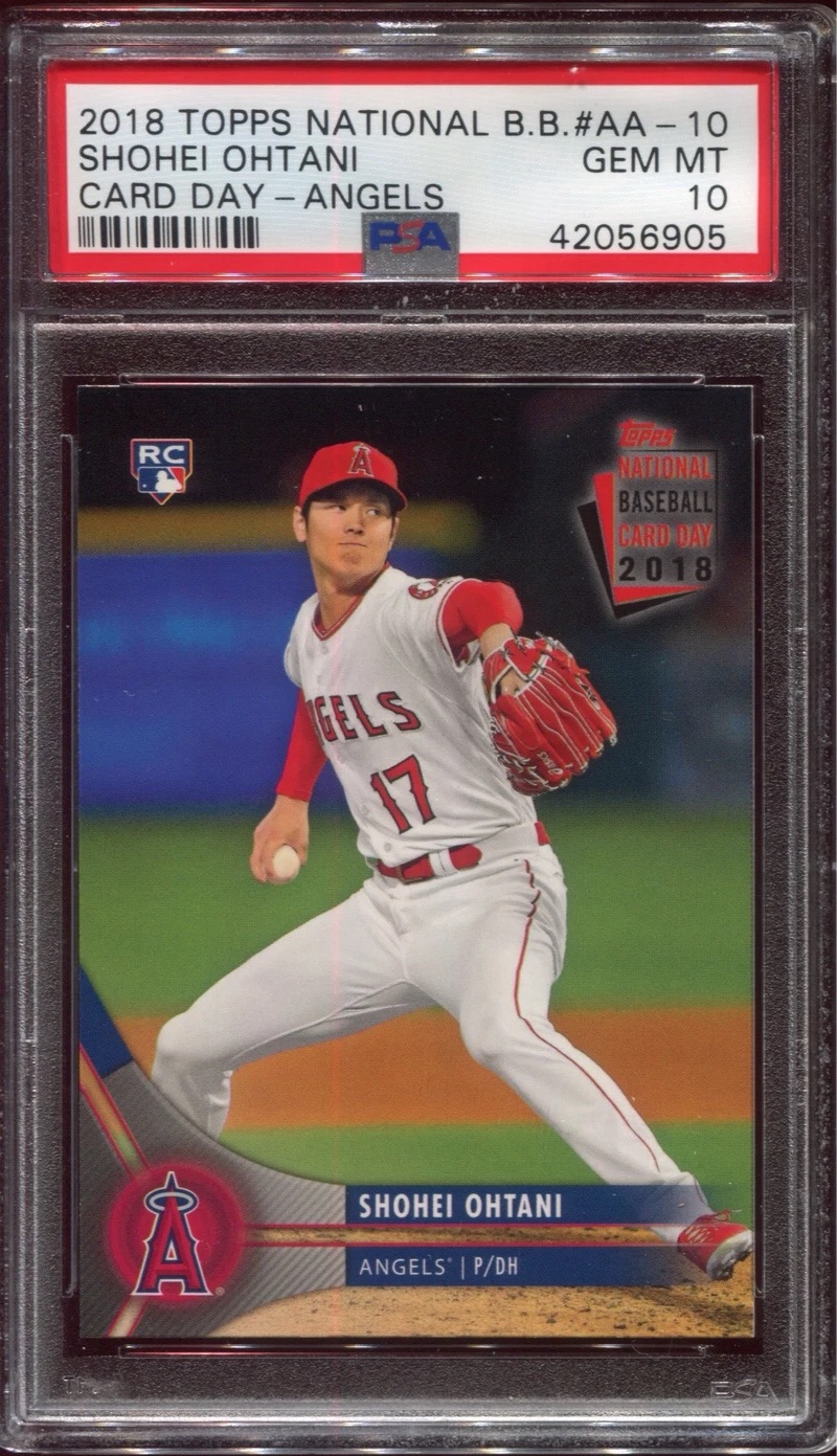 2018 Topps National Baseball Card Day Los Angeles Angels AA-10