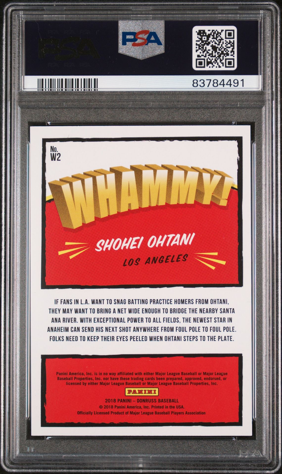 2018 Panini Donruss W2 WHAMMY