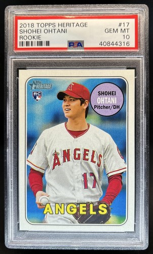 2018 Topps Heritage #17 Shohei Ohtani Rookie