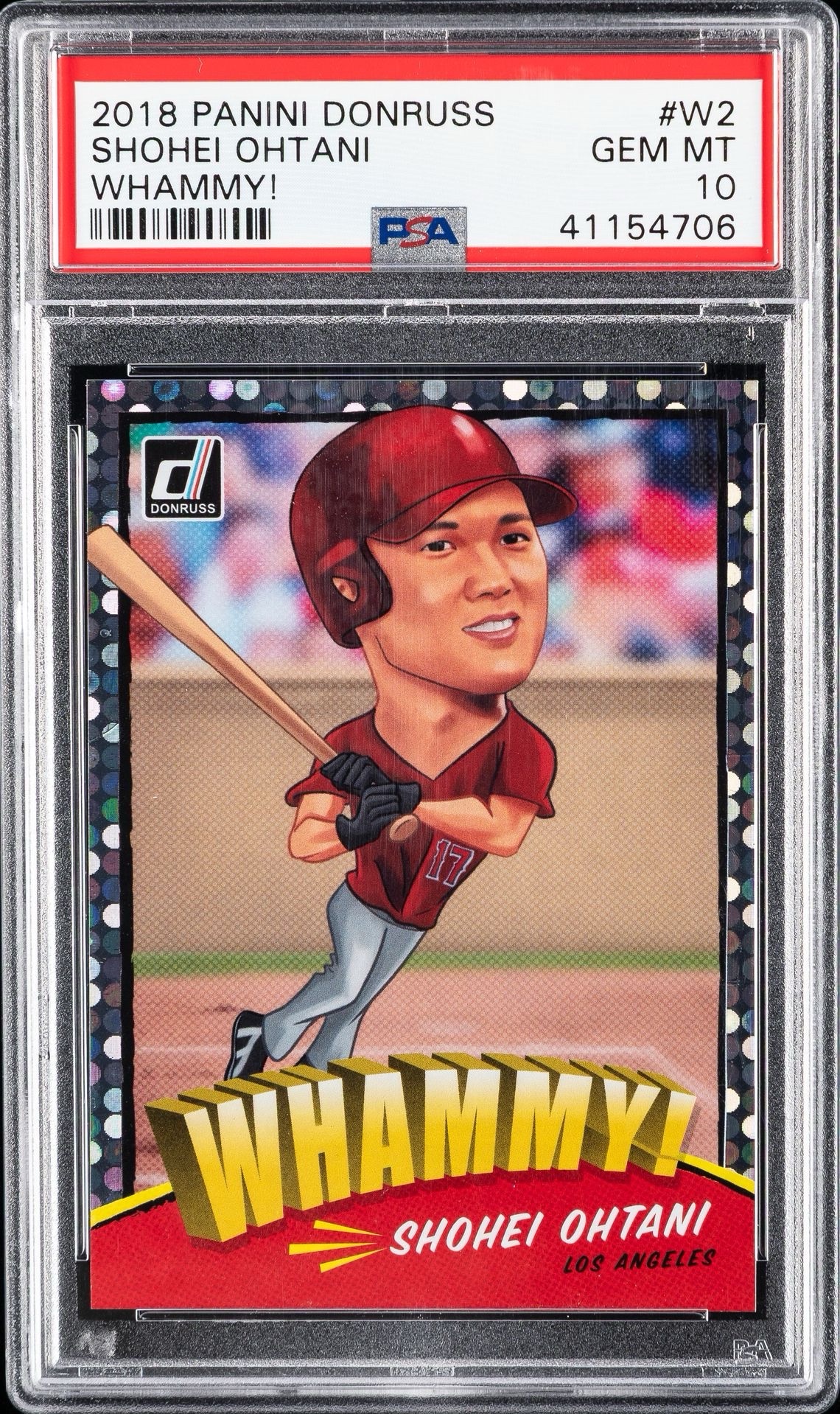 2018 Panini Donruss Whammy! W2 Shohei Ohtani